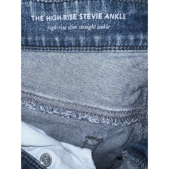 Adriano Goldschmied Jeans Womens Sz 32 ANTHROPOLOGIE High Rise Stevie Ankle - Picture 5 of 11